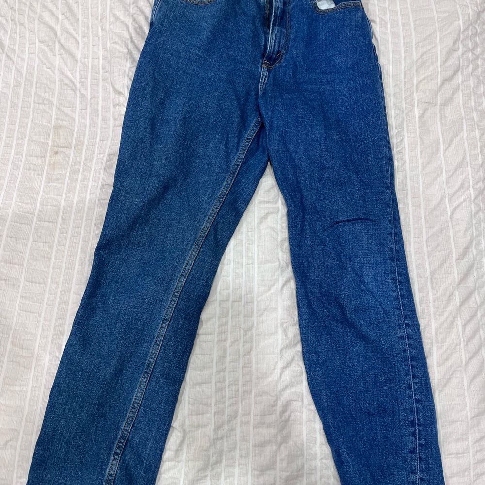 Abercrombie & Fitch Dark Blue Straight Leg Jeans
